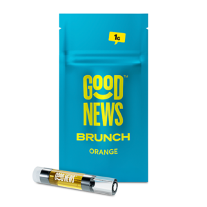 BRUNCH Orange Cartridge featuring premium cannabis oil, delivering refreshing citrus flavor and energizing effects for a balanced and enjoyable vape experience